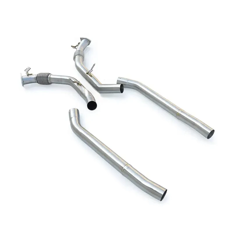 

Stainless Steel High Performance Exhaust Front Pipe with Front Section Sound Wave Enhancement RSQ8 4.0T 2019-2023