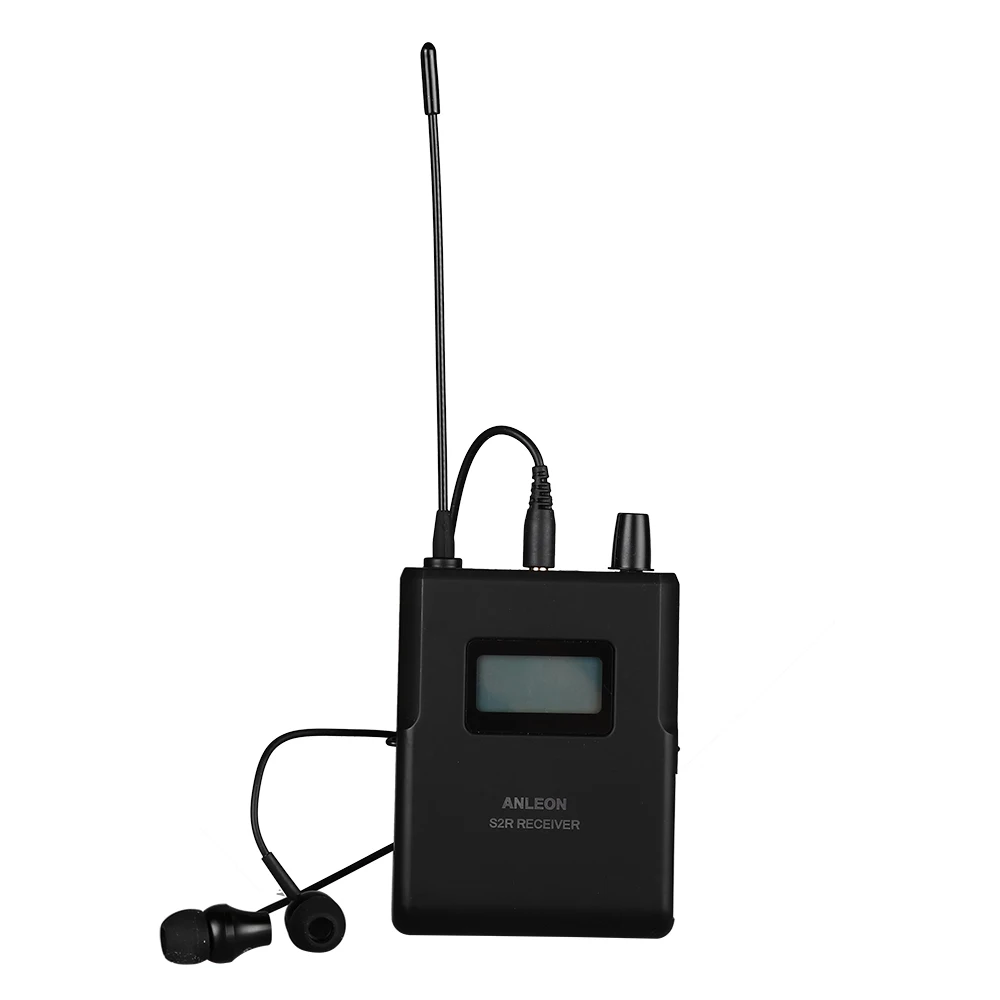 ANLEON S2 Stereo Wireless Monitor System Wireless Earphone Microphone Transmitter System 526-535/561-568/670-680/863-865MHz Kit