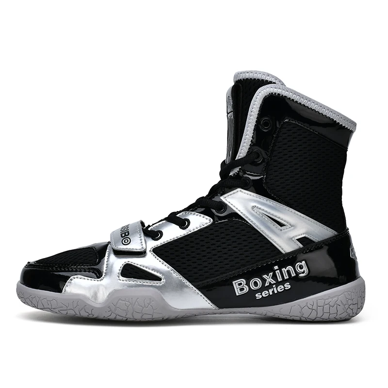 New Boxing Shoes Breathable Mesh Sole Lightweight Training Sneakers for Kickboxing Wrestling Combat Sports weight-lift shoes