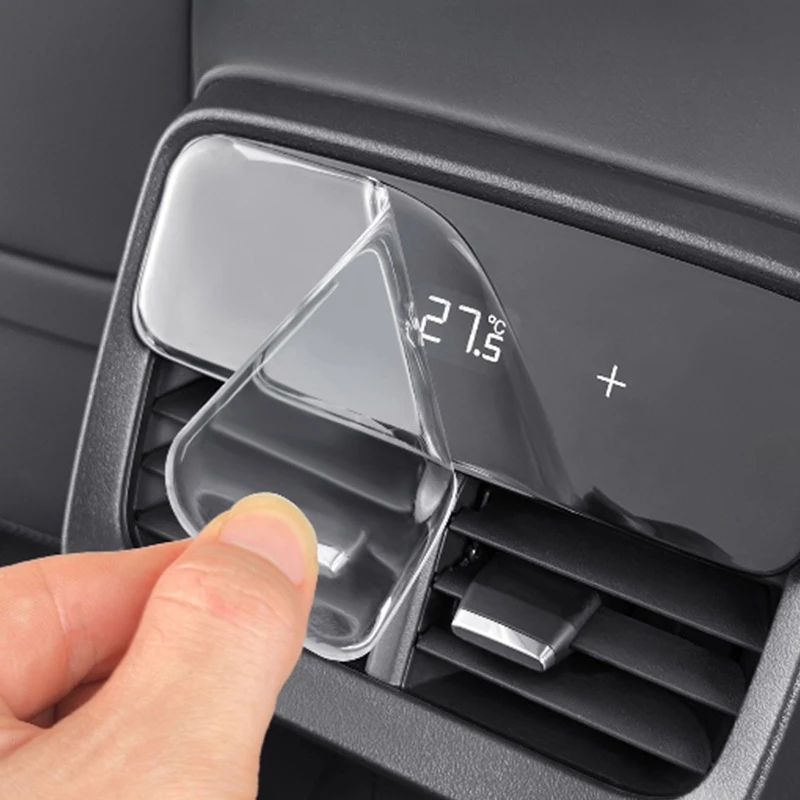 Suitable for Volvo XC70 Two-row Air Conditioner Adjustment Epoxy Protection Sticker Trend Button Patch Auto Supplies