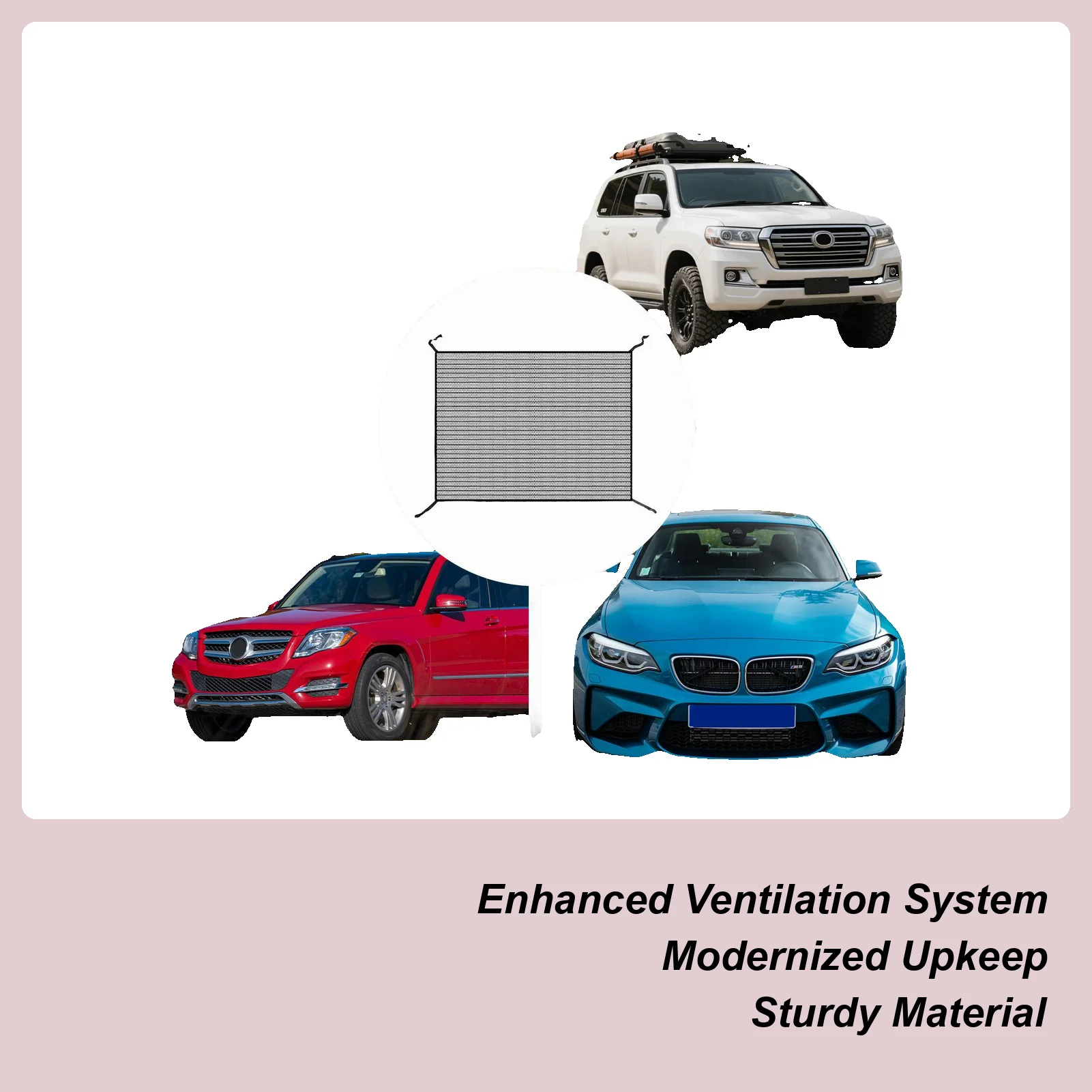 

Car Grille Net Front Grill Engine Mesh Anti-Clogging Dustproof Guard For Car Truck Protection Vehicle Exterior Accessory