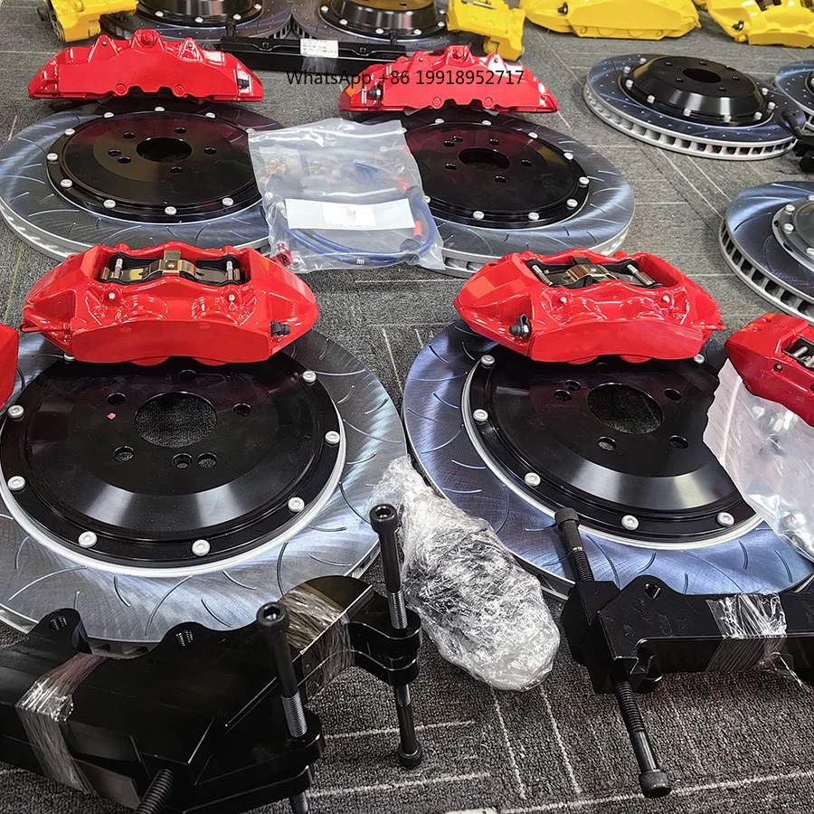 

Hot Sell Red 8 Pot Caliper Brake 4 Piston Brake Kit Set for Aftermarket Upgrades for BMW G20 G21 G28 G30 G38 F10 F90 X5 X6 M