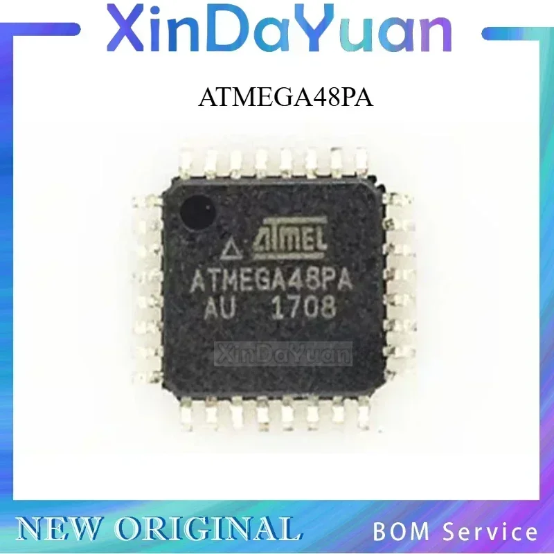 5 Pcs ATMEGA48PA-AU…