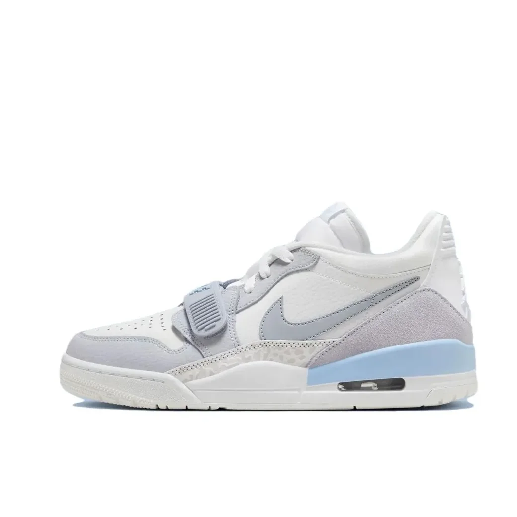 Nike AIR JORDAN LEGACY 312 low Man sneakers autumn Lightweight Cushioning Basketball Shoes Casual and comfortable light blue