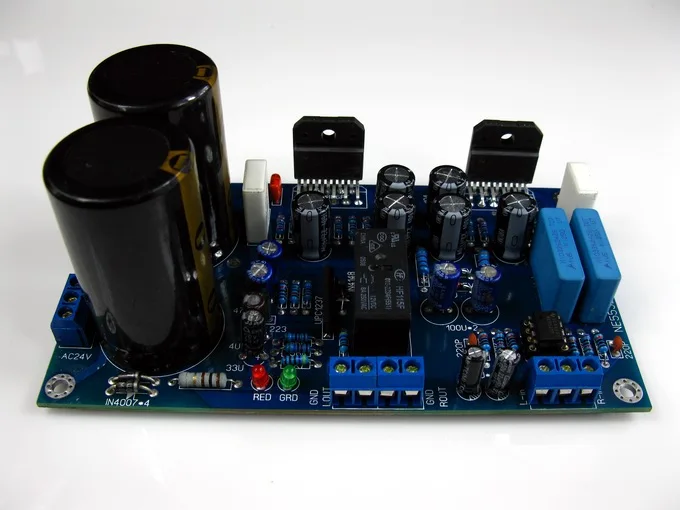

5532+3886 power amplifier board with protection circuit