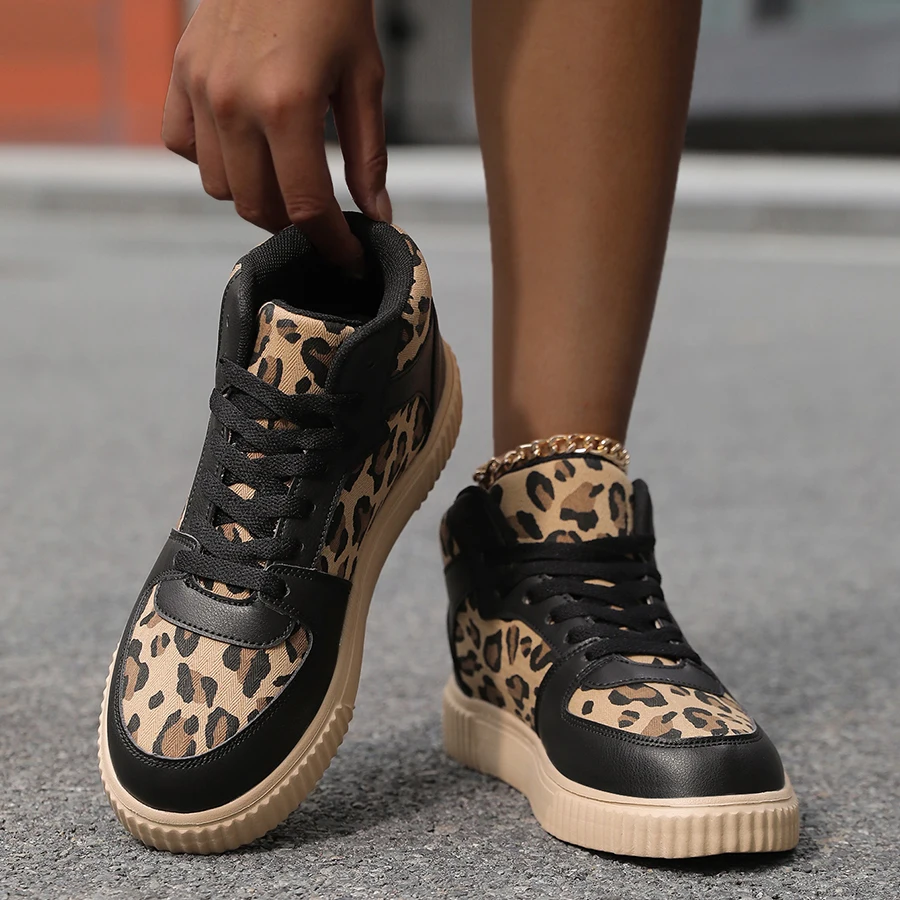 New Autumn Men Women Sport Casual Sneakers Platform Ankle Boots High-top Thick Bottom Sneakers Outdoor Basketball Shoes Trainers view 2
