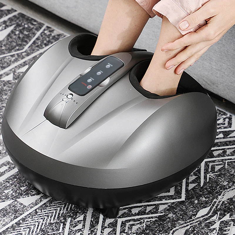 

MARESE Electric Foot Massager Heating Therapy Shiatsu With Deep Kneading Roller Air Compression Massage Machine Health Car