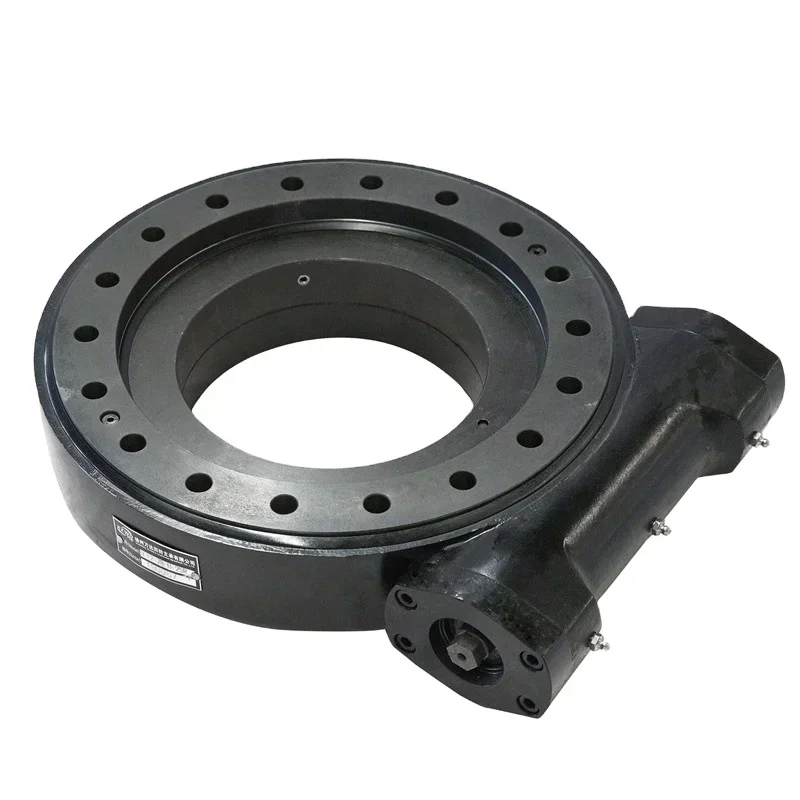 Popular In Stock Helical Gear Slew Drive Single Worm Gear Reduction Drive For AWE
