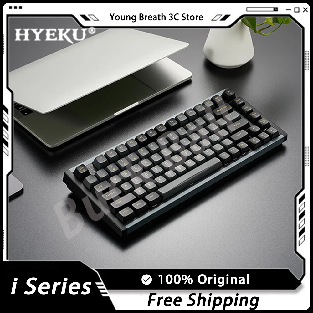 

HYEKU i Series Wired Mechanical Keyboard Aluminium Alloy RGB Hot Swap Gaming Keyboard Super Cost-effective Pc Gamer Accessories