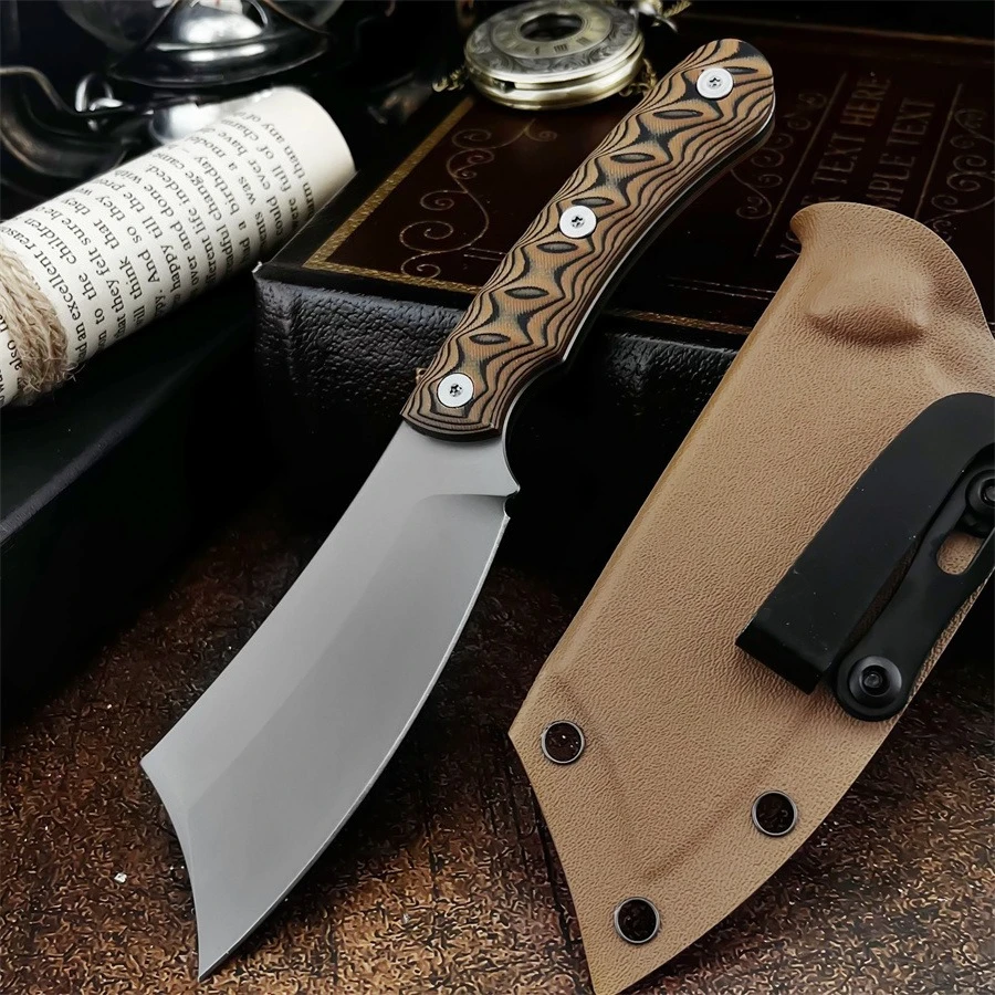 

Тактический нож для выживания высокой твердости с фиксированным лезвием, дикая природа, охота, приключения, EDC, ножи для защиты на открытом воздухе, кемпинга с ножнами K