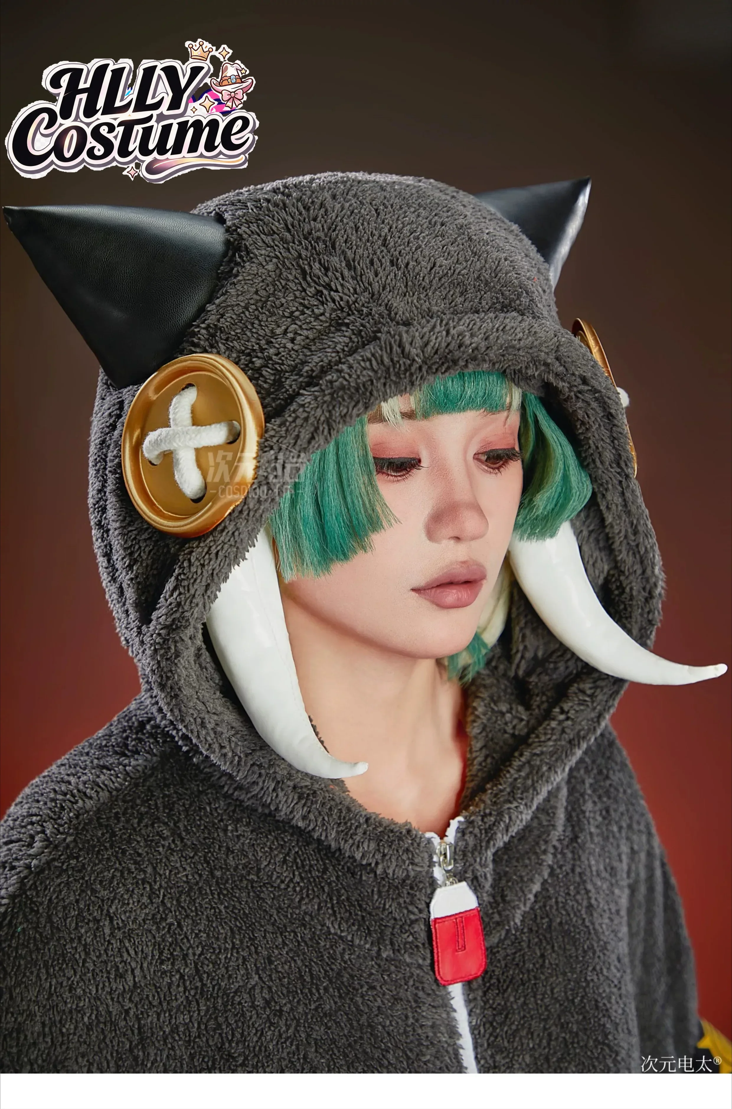 Game Gachiakuta Guita Cosplay Costume Cosplay【S-XL】Bodysuit Game Guita Cosplay Wig Halloween Carnival Men Women Plush Pajamas