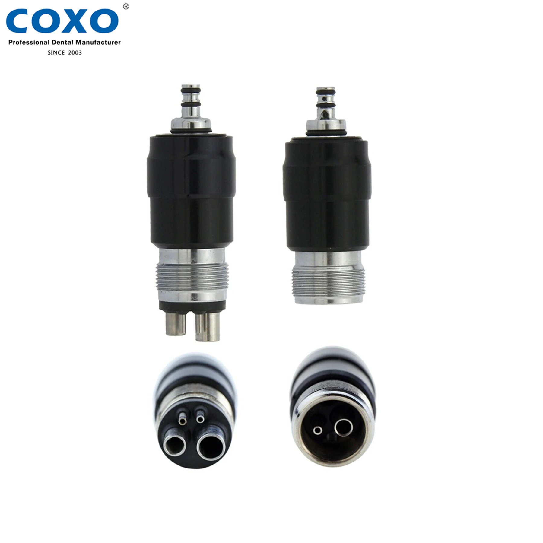 Dental Tools Dentist 6 Hole Fiber Optic LED Coupler 2/4/6 Pin Quick Coupling Fit KAVO NSK W&H QD-J Type Quick Coupling