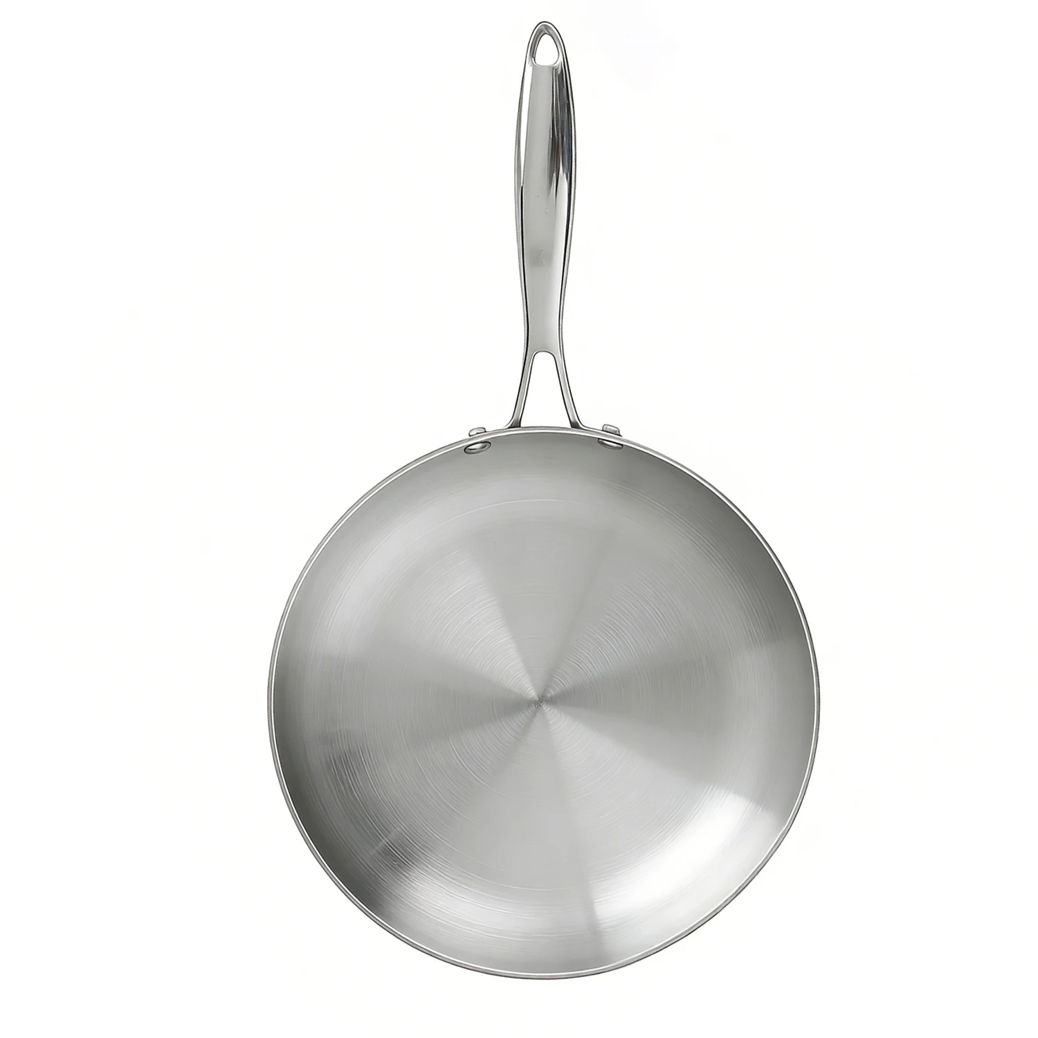 Lagostina 1pcs 24cm 26cm Frying Pan 304 Stainless Steel Non-stick Fried Steak