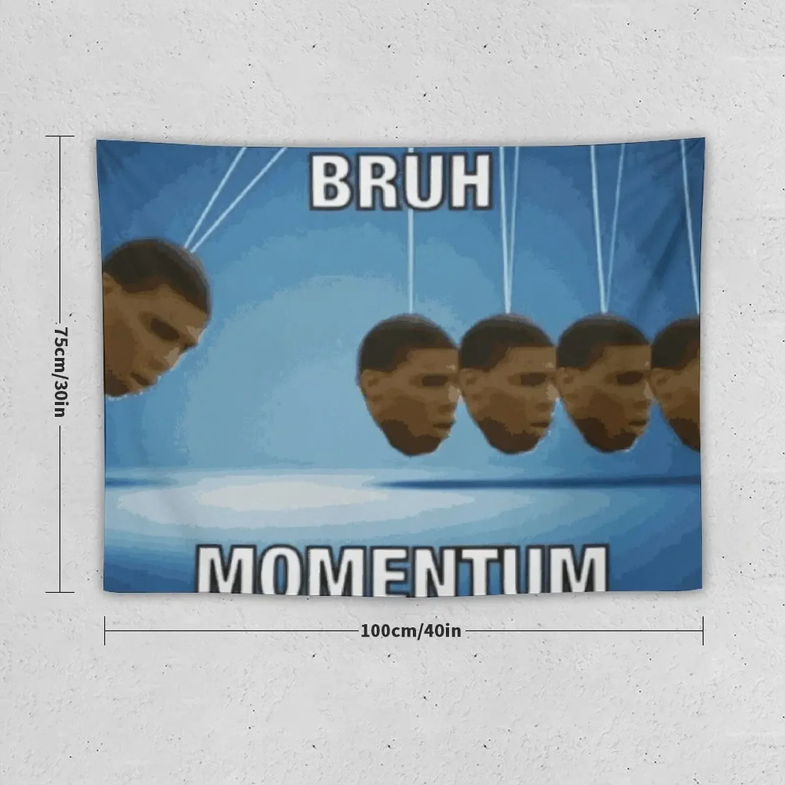 Bruh Momentum Tapestry Aesthetics For Room Wall Art Room Decorations Decorative Wall Mural Tapestry