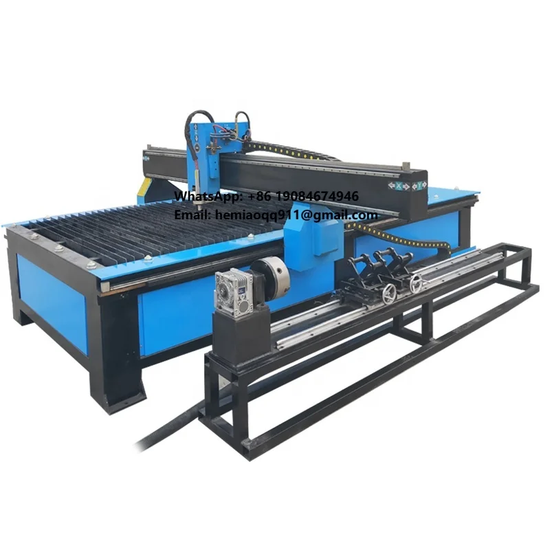 Cnc Plasma Cutter with Pipe Cutting Attachment