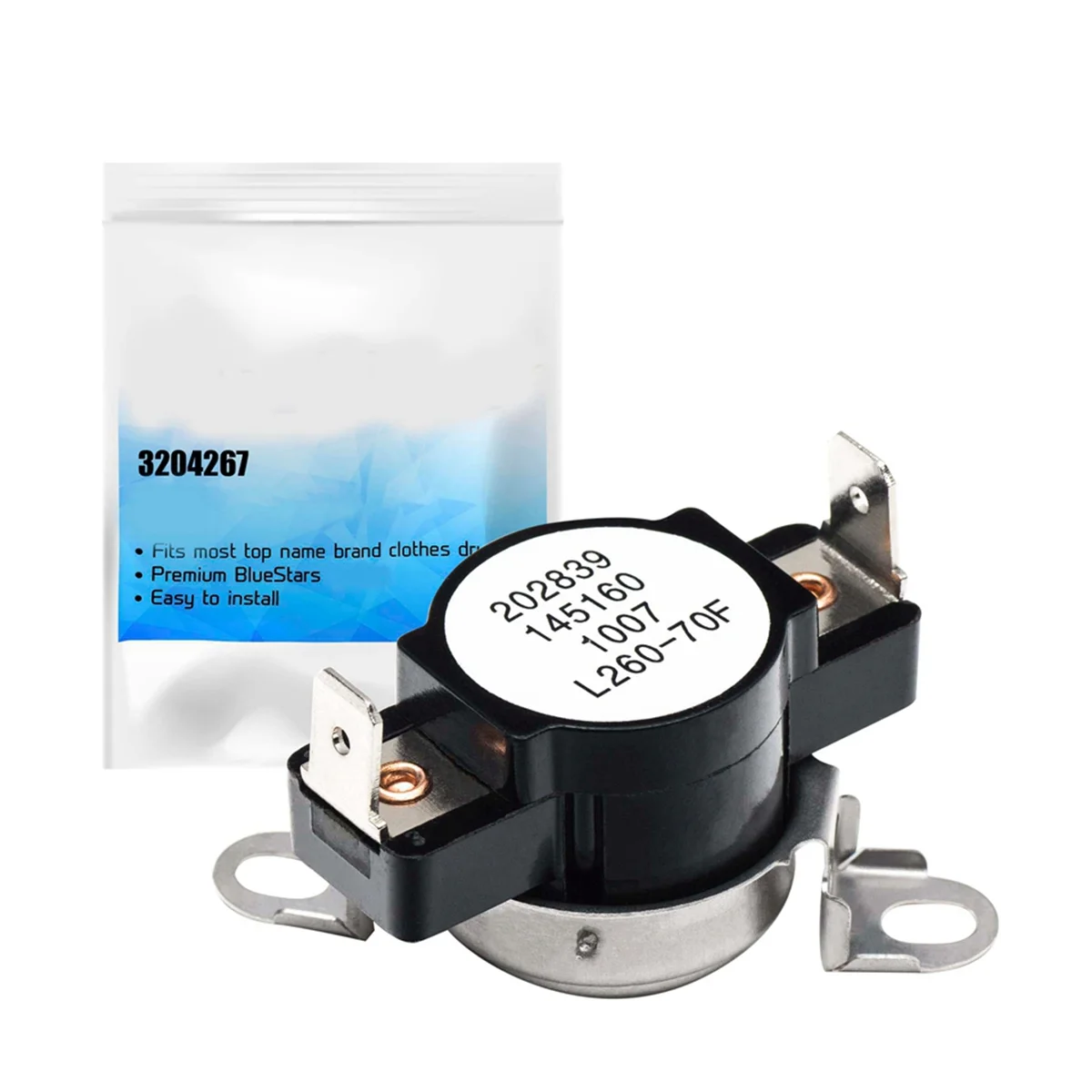 3204267 건조기 온도조절기 교체 부품, 508516 73204267 AP213147