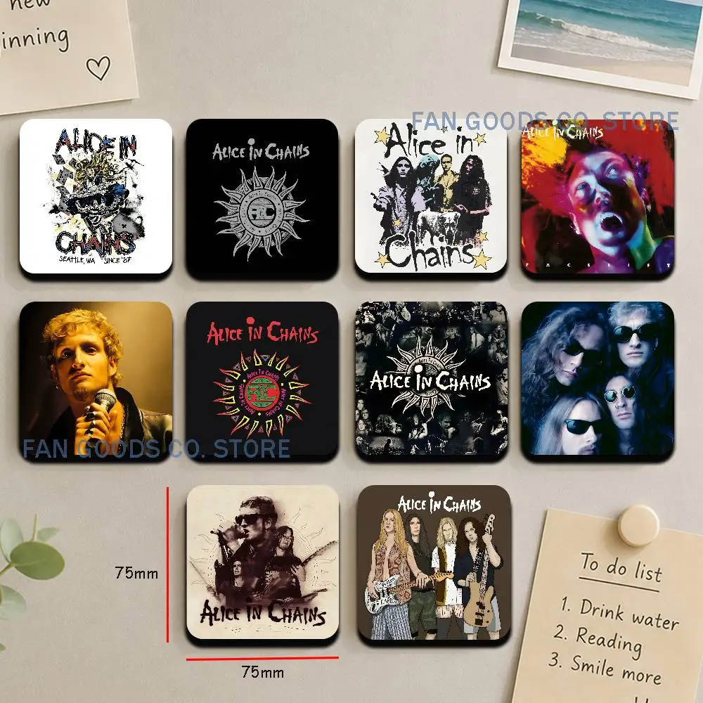 

Band Alice In C-Chains Cute Cartoon Anime Refrigerator Magnets Soft Magnetic Heat Transfer Refrigerator Magnets Gift