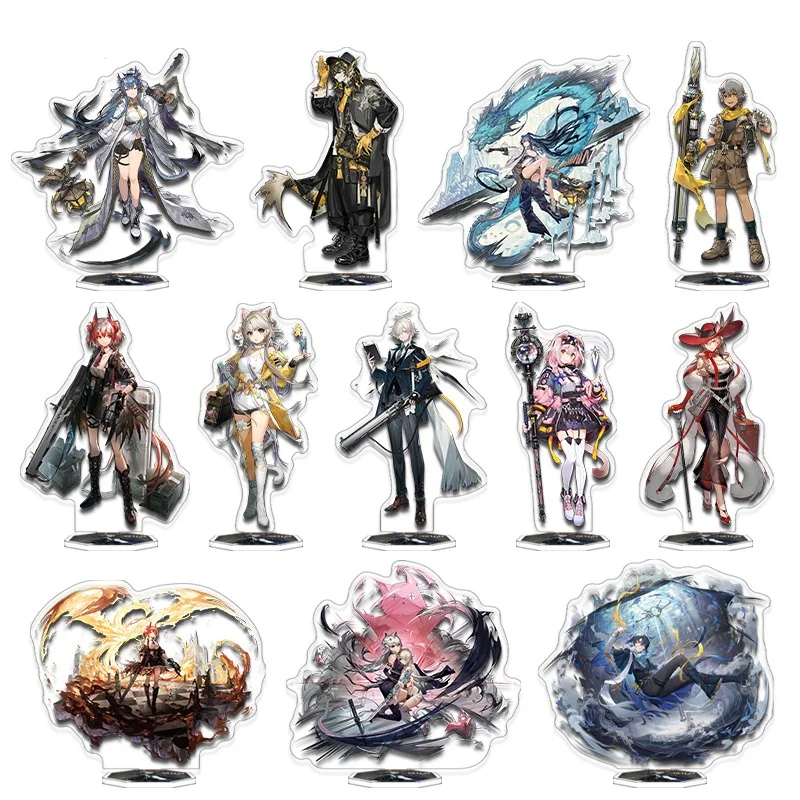100 Kinds Game Arknights Acrylic Stand Figure Kal'tsit Skadi Anime Peripheral Originality Delicate Desktop Ornament Fans Gifts
