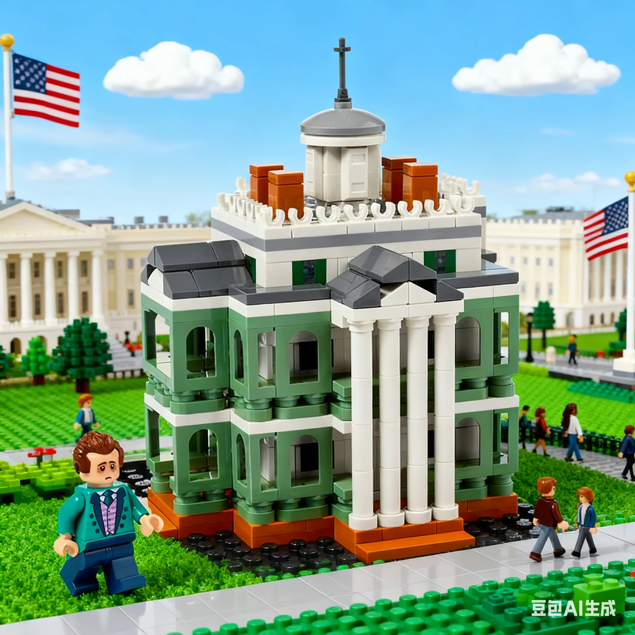 Jouet de construction LEGO 40521, Mini manoir fantôme Disney, décoration de bureau, blocs de construction pendentif, cadeau pour garçons et filles