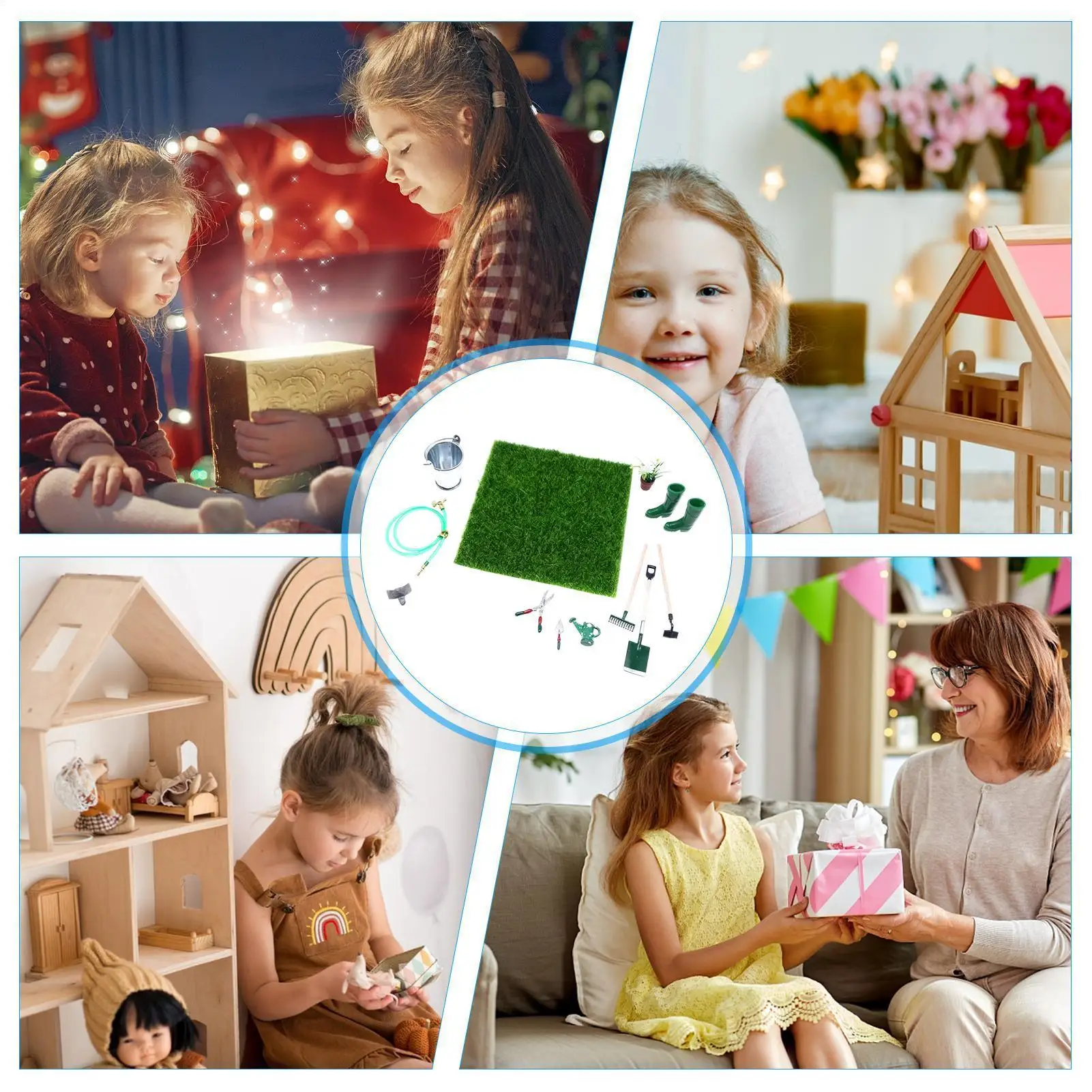 

Fairy House Accessories Realistic With Rake 12Pieces Gnome Garden Farming Tools For Collectors Boys Girls Kids Backyard