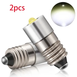 Ampoule LED non polaire pour voitures d'arcade, lampe de poche pour sauna, lumières intérieures et extérieures, 7500K E10, AC, DC, 6V, 6.3V à 24V, 3535, 3W, 2 pièces