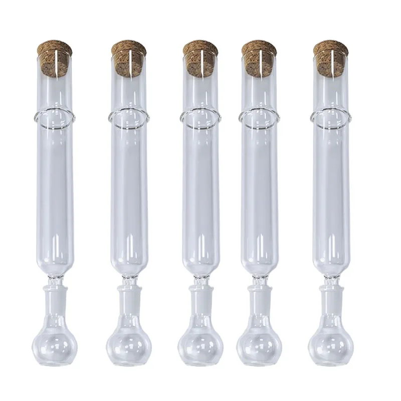 5pcs Bar whiskey glass incense tube, flavoring and curing, incense moisturizing and mellowing display set