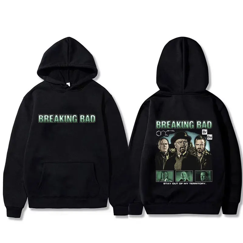 

Heisenberg TV Breaking Bad Stay Out of My Territory Hoodie Better Call Saul Hooded Tracksuit Men Women Fashion Oversized Hoodies