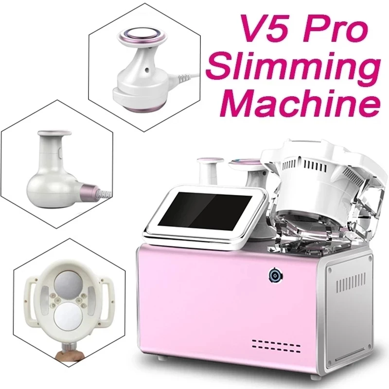 

Velabody shape V5 Pro 3 in 1 Vacuum Cavitation System Portable Ultrasonic Slimming shaper Weight Loss fat burning skin Machine