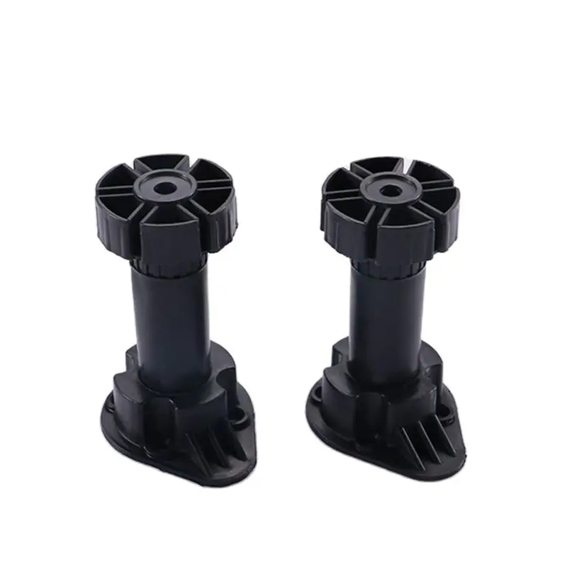 4PCS/Lot Furniture Cabinet Plastic Legs 8/10/12/15cm Height Kitchen Feet, Adjustable Cupboard Foot Furniture Leg Foot Support