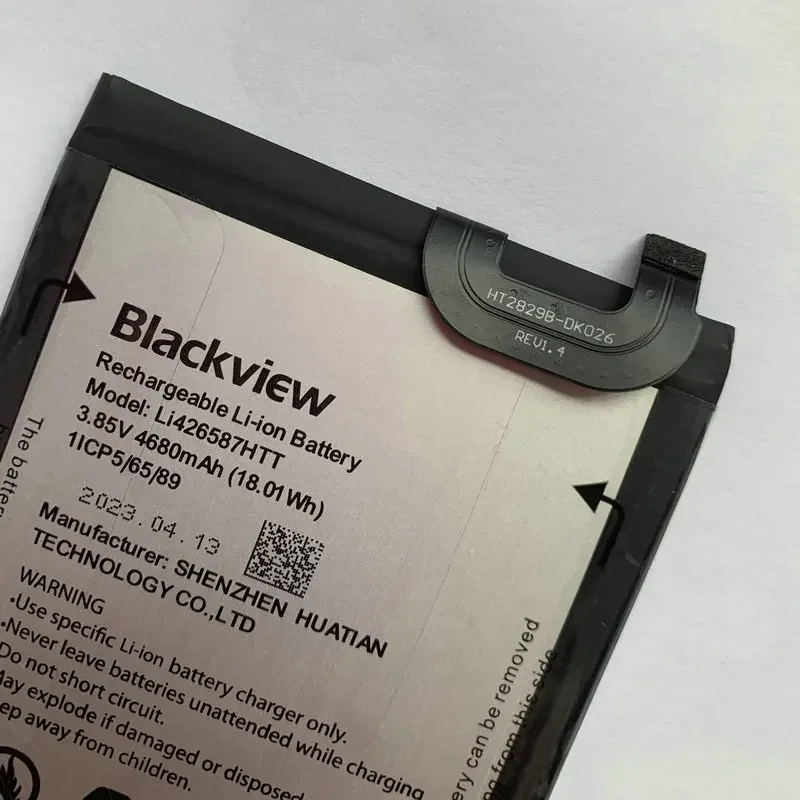 Battery for Blackview A100 Original Batteria 4680mAh Mobile Phone Repair Part