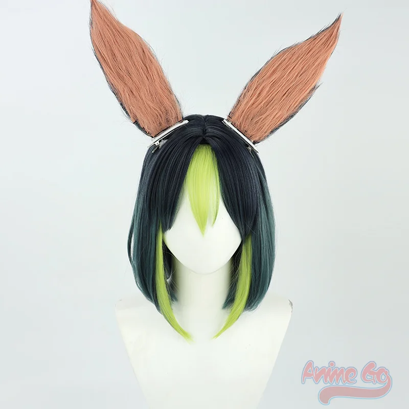 

Game Genshin Impact Sumeru Tighnari Cosplay Wig without Ears Hair C03003