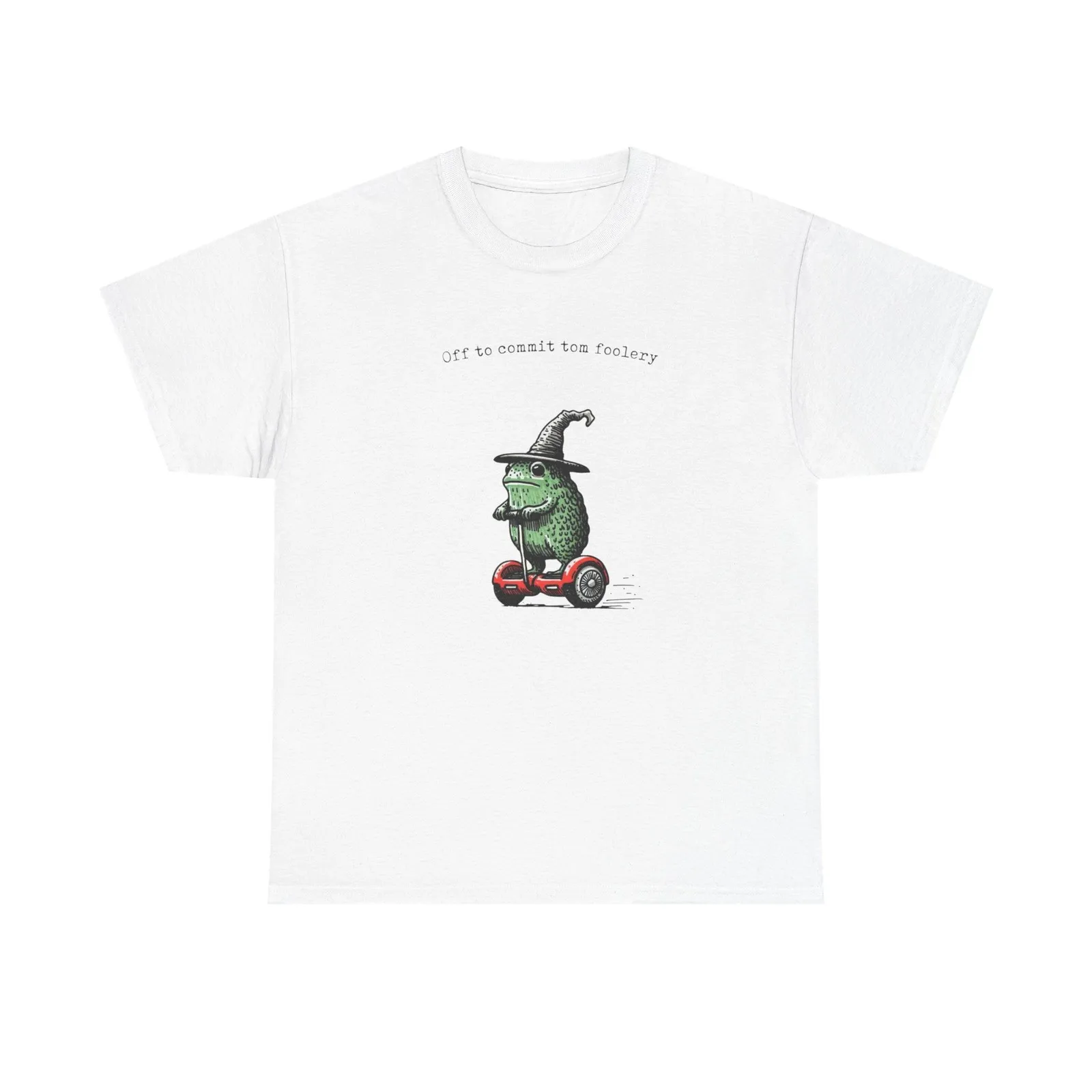 Off To Commit Tomfoolery Graphic T-Shirt Men's Women's Heavy Cotton Tee NEW GIFT