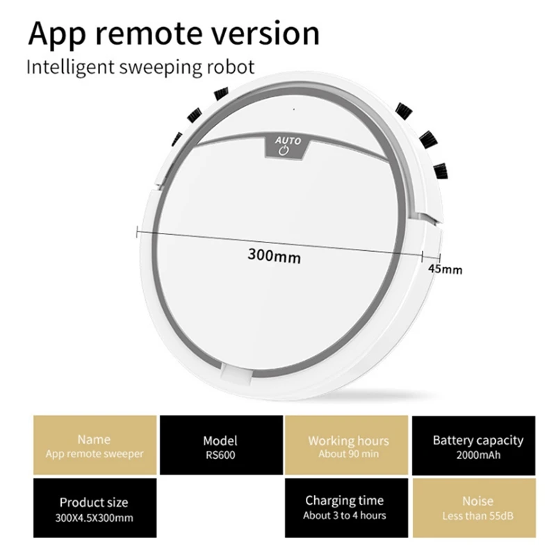 Robot Vacuum Cleaner Smart APP Remote Control Wireless Cleaning Machine Floor Sweeping Wet Dry Vacuum Cleaner