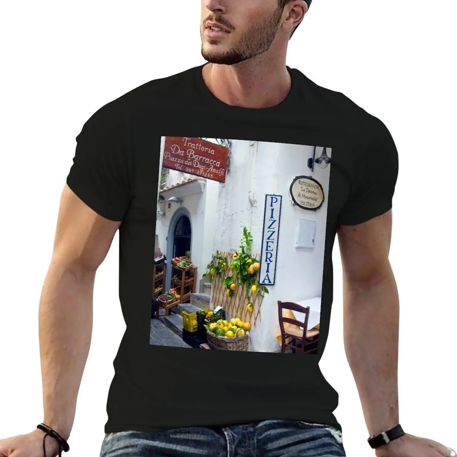 

Amalfi, Italy T-Shirt graphic t shirts quick-drying t shirts for men cotton