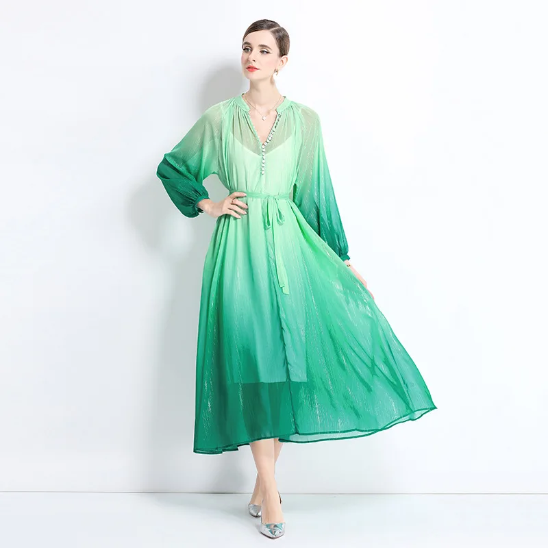 ชุดเซ็ตสองชิ้นผ้าลินินเนื้อผ้าฝ้ายเนื้อหลวม สีสันสดใส สำหรับผู้หญิง สไตล์ลำลอง เหมาะสำหรับฤดูร้อน