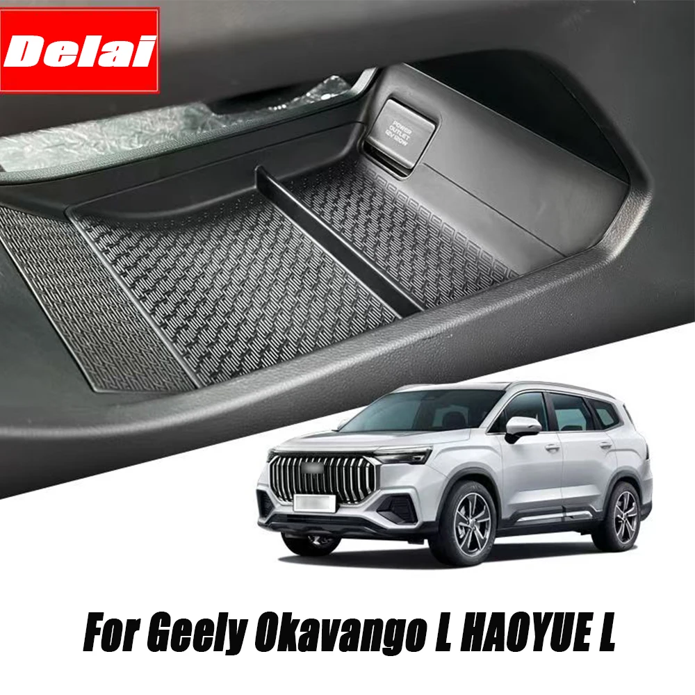 

For Geely Okavango L HAOYUE L 2023 Car Styling Center Console Lower Storage Box ABS Storage Box Auto Accessories