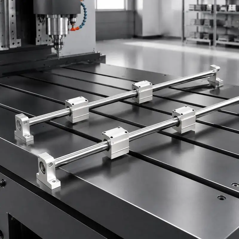 Kit de rails de guidage linéaires, SFC20 1000 mm, 2 rails de guidage SFC20 de 1000 mm, 4 blocs coulissants SC20, 4 supports de rail, rails linéaires et jeu de roulements pour la robotique automatisée