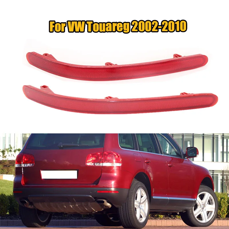 Réflecteur de pare-chocs arrière de voiture droite, lampe de frein arrière, VW Touareg 2002-2010, 7L6945106A, 7L6945105A