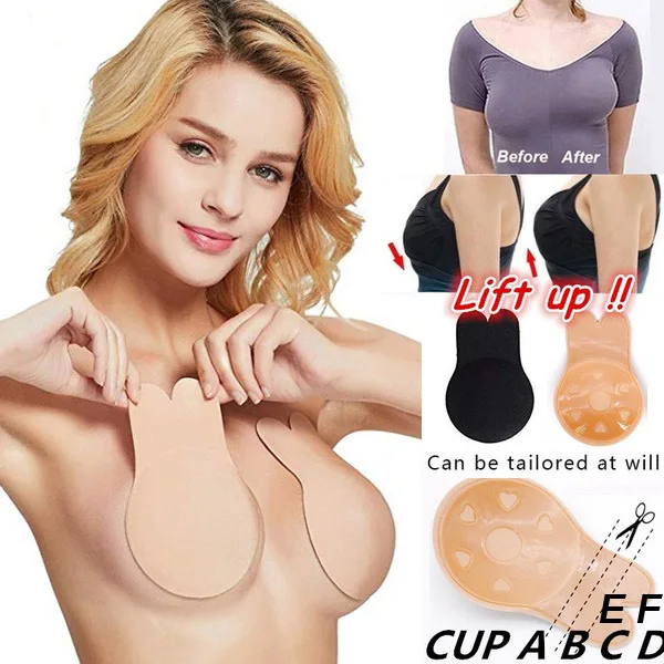 

Invisible Bras Push Up Strapless Adhesive Wireless Bra Tapes Lift Breast Sticky Backless Nipple Cover Women Bralatte