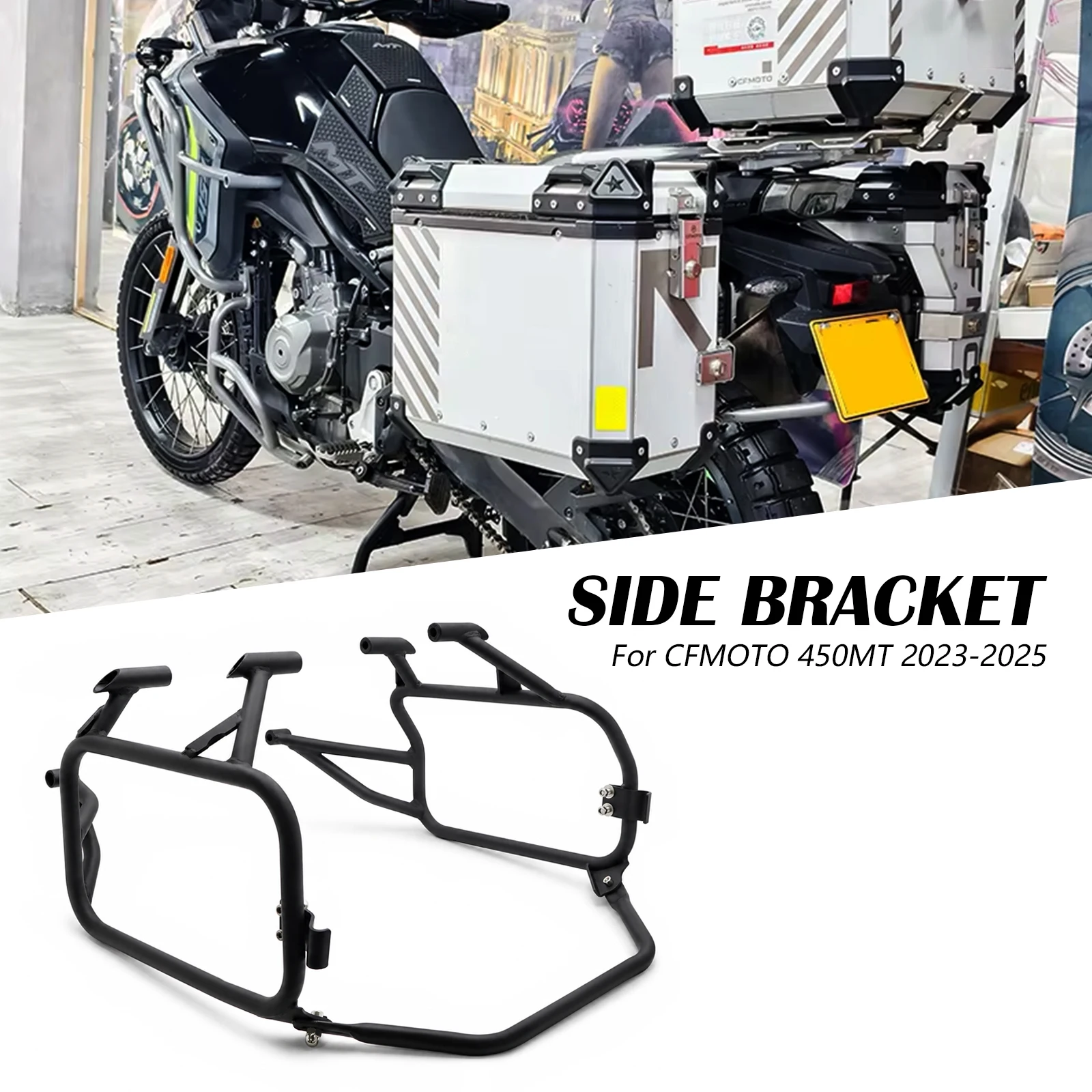Rear Luggage Rack Top Case Rear Rack Carrier Storage Box Bracket For CFMOTO CF Moto 450MT 2026 MT450 MT 450 2025 MT CF450MT 2024
