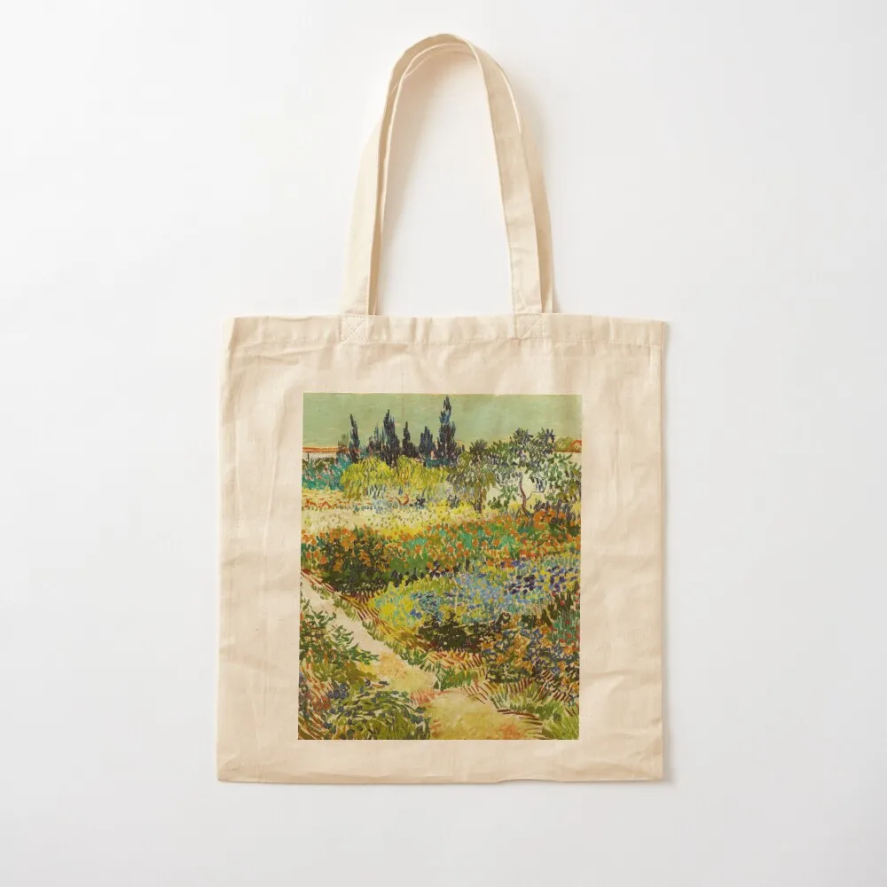 Van Gogh - Garden at Arles Tote Bag Candy bags tote bag university shopping bags foldable