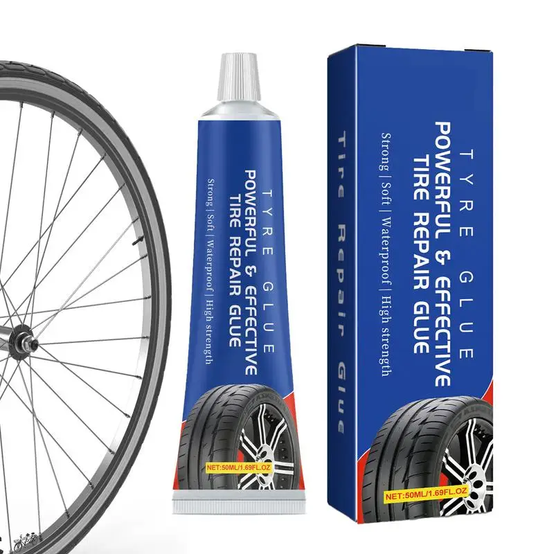 50ml Car Tire Repairing Glue Motorcycle Bicycle Tyre Inner Tube Puncture Repair Tools Bike Trye Tire Patching Repair Glues