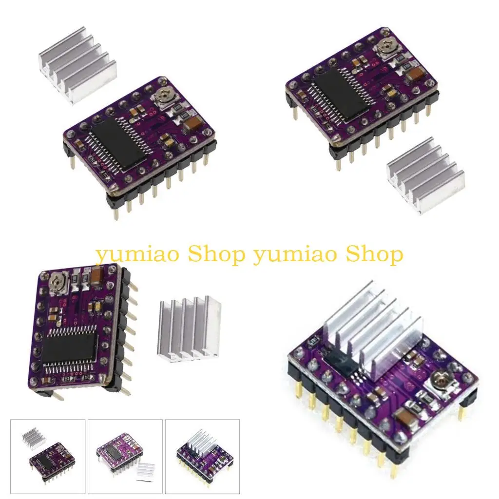 

587B New for PoPPrint DRV8825 Stepper Motor Driver Module 4 Layer with Heatsinks