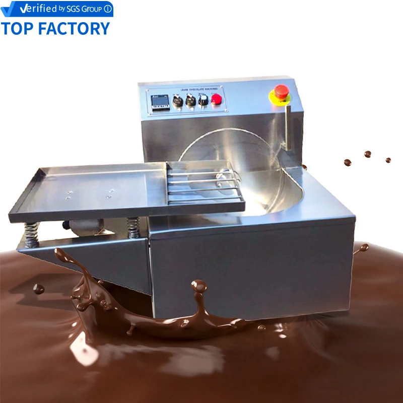 

Commerical tempering chocolate Stainless Steel Automatic Home continuous Chocolate Tempering Machine 8kg chocolate machine