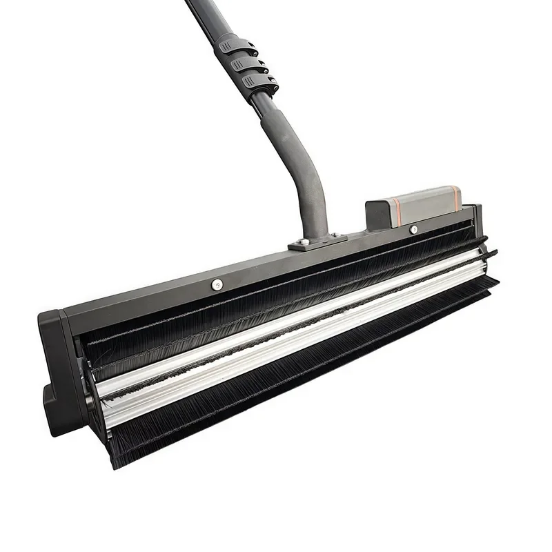 SUNNOVA N1 240W 220V High-Torque Motor-Driven Solar Panel Cleaning Roller Brush with Easy Operation