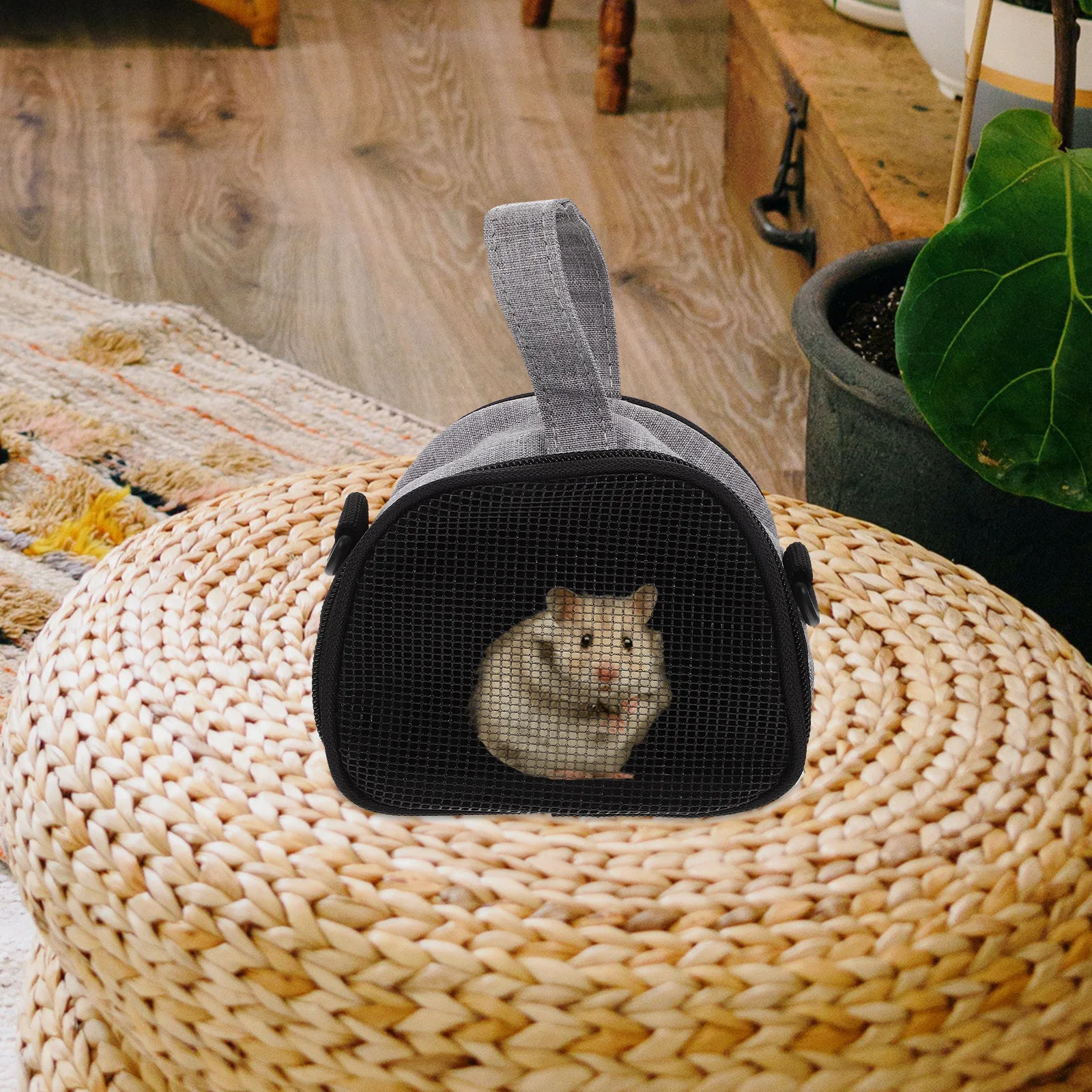 

Oxford Cloth Pet Outdoor Bag Comfortable Hamster Guinea Pig Carrier Portable Lightweight Small Animal House Travel Accessory