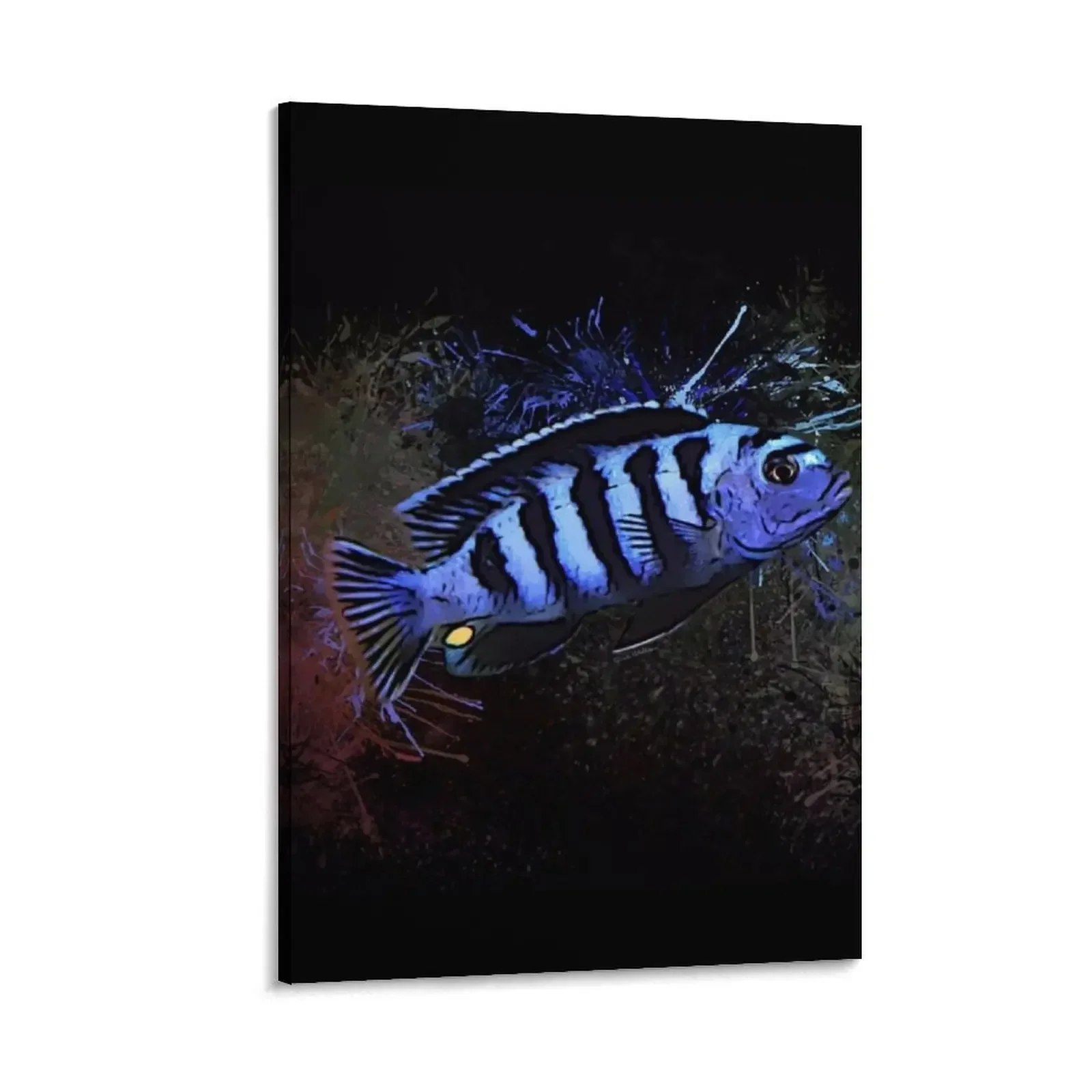 

Male Saulosi Cichlid Portrait Canvas Painting anime Bedroom deco home decorations room decorations