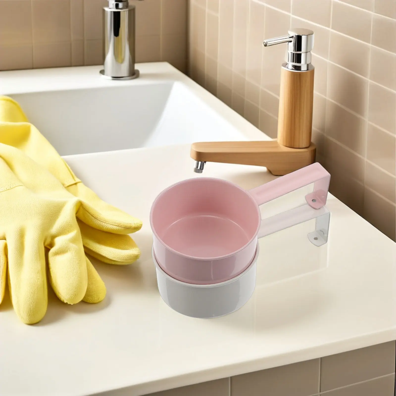 2Pcs Laundry Measuring Scoop Metal Multipurpose Spoon for Detergent Liquid Pet Food Flour Rice Accurate Dosage Laundry