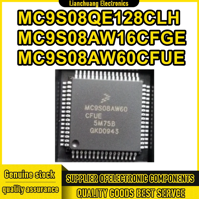 MC9S08AW16CFGE QFP44 MC9S08QE128CLH 9S08AW60CFUE QFP64 IC chipset Nuovo in magazzino