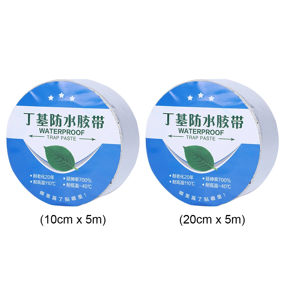

Aluminum Foil Butyl Tape Aluminum Foil Tape Self Adhesive Butyl Tape High Temperature Resistant for Boat and Pipe Sealing